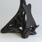 Suport pentru căști și telefon Negru