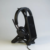 Suport 2-în-1 pentru căști și telefon – design organic