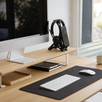 Suport pentru căști și telefon Negru