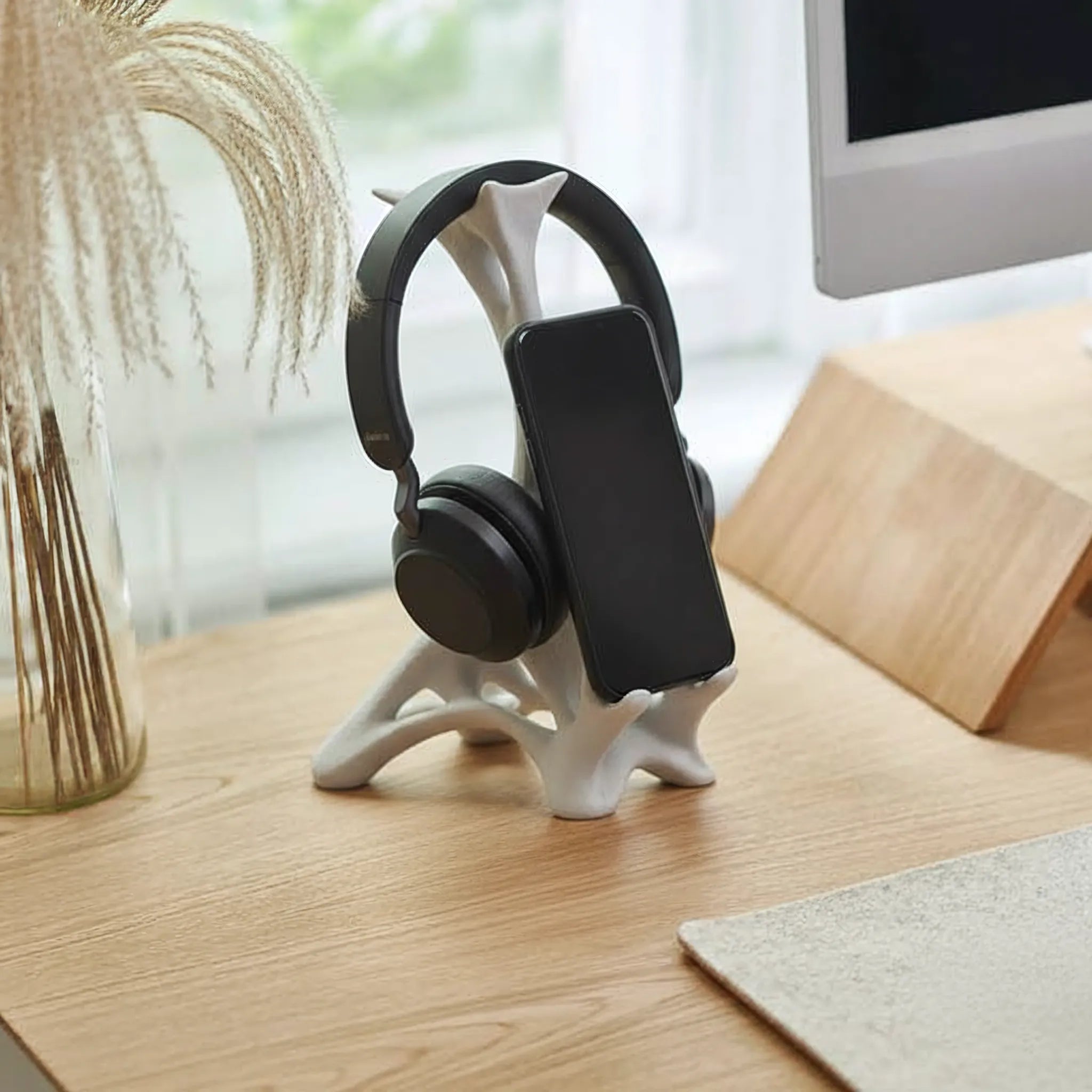 Suport pentru căști și telefon Off-White