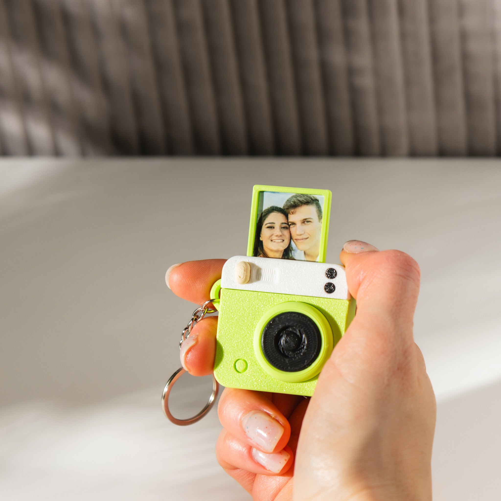 Breloc mini cameră personalizabil