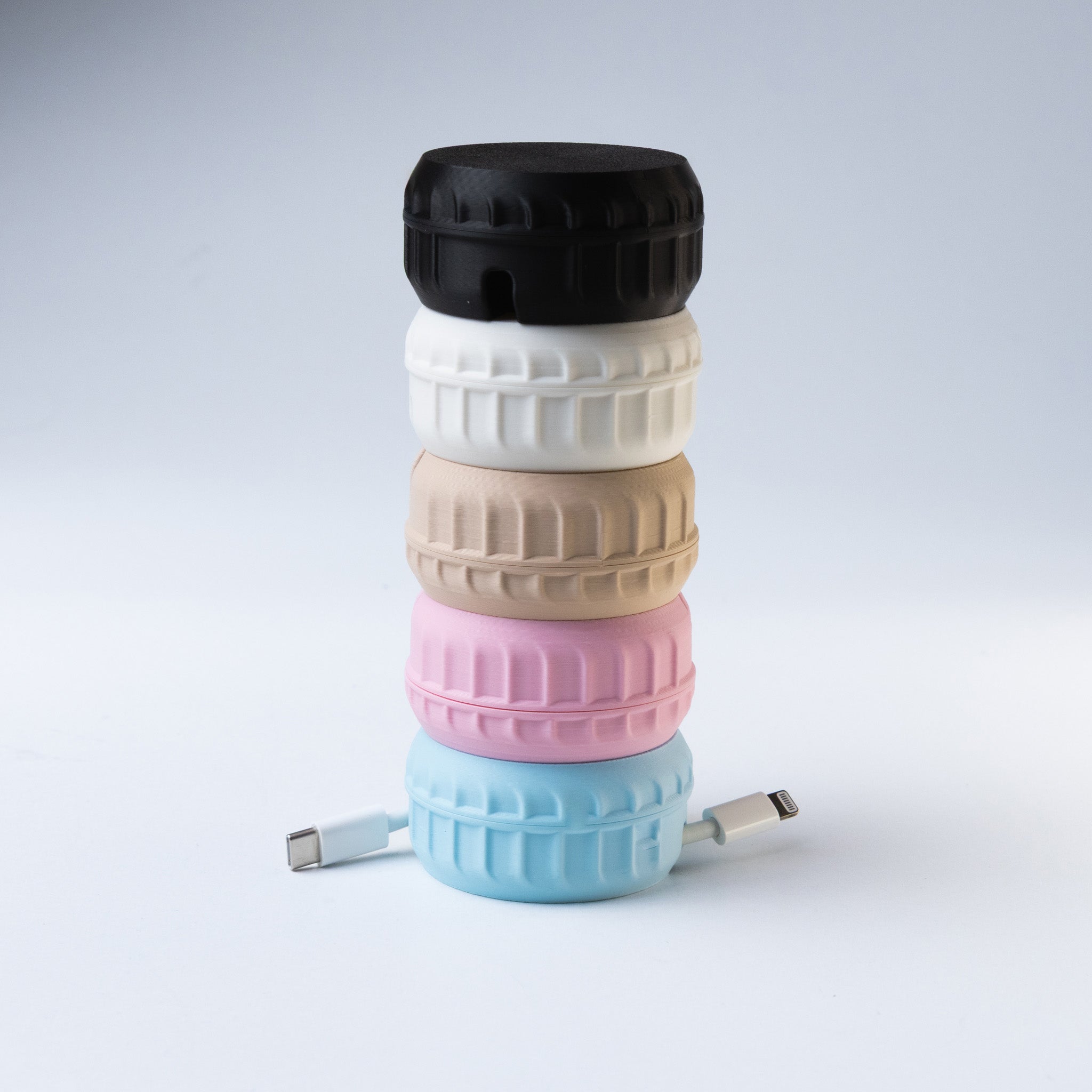 Organizator de cabluri rotativ personalizabil