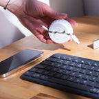 organizator de cabluri rotativ White